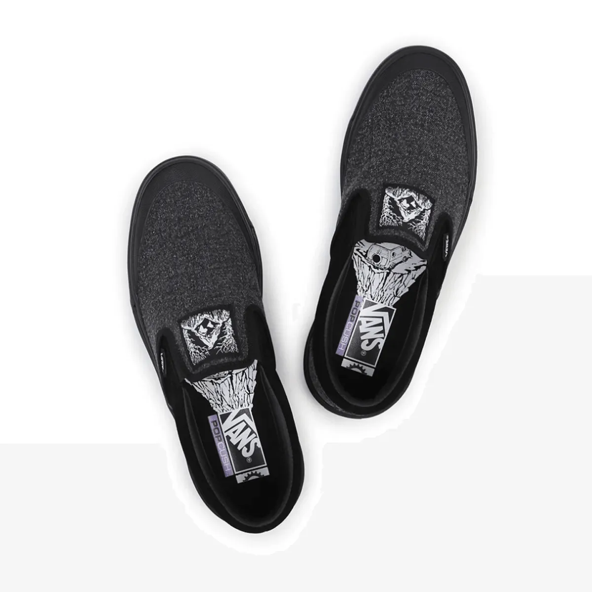 + FAST AND LOOSE BMX Slip-On 'Black'