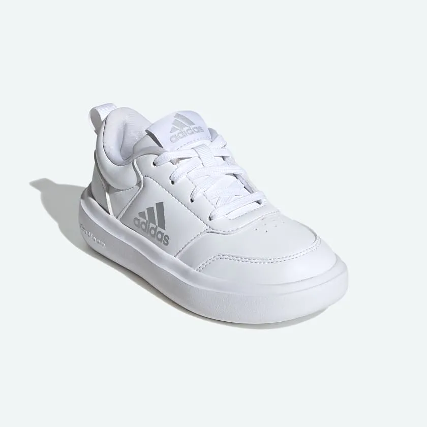 ADIDAS JUNIOR PARK STREET WHITE/SILVER SHOES