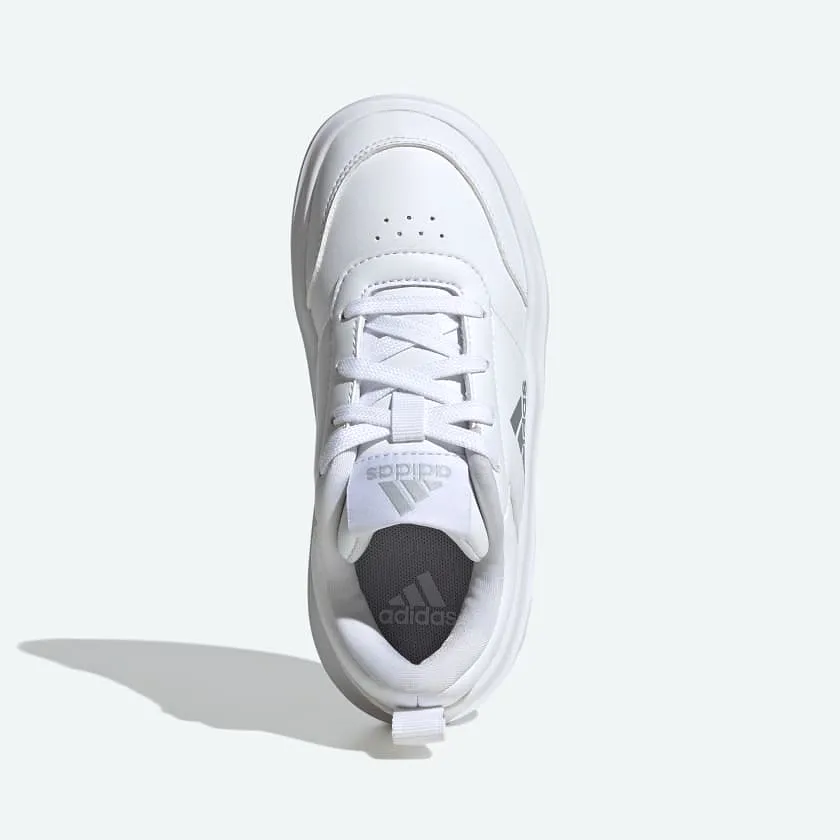 ADIDAS JUNIOR PARK STREET WHITE/SILVER SHOES