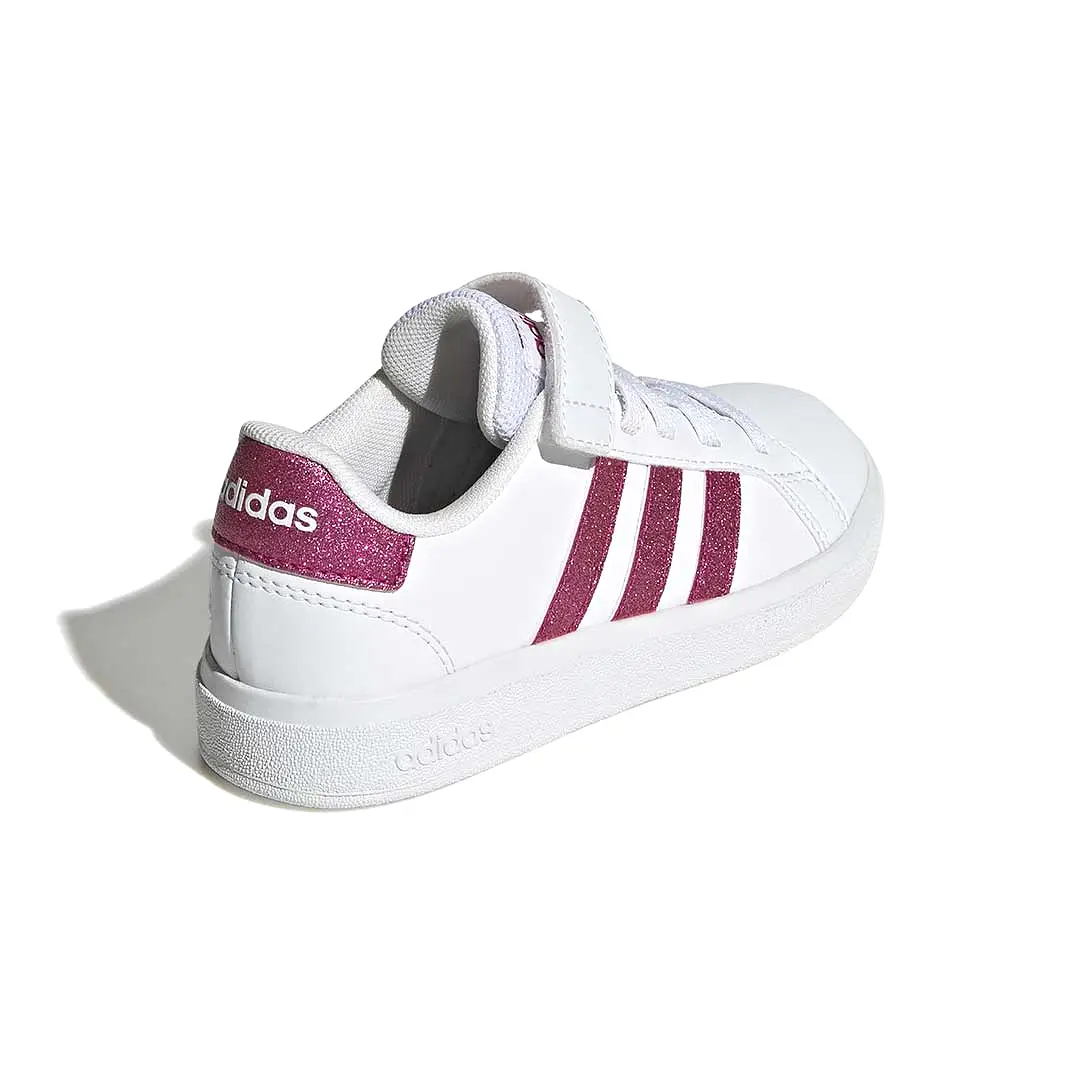 adidas - Kids' (Preschool) Grand Court Elastic Lace Shoes (GX7159)