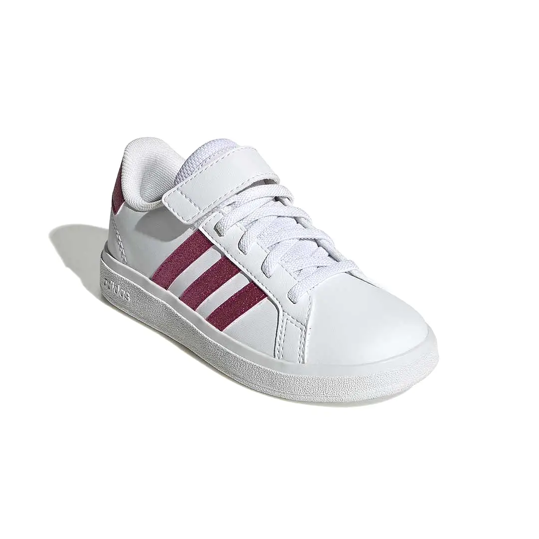 adidas - Kids' (Preschool) Grand Court Elastic Lace Shoes (GX7159)