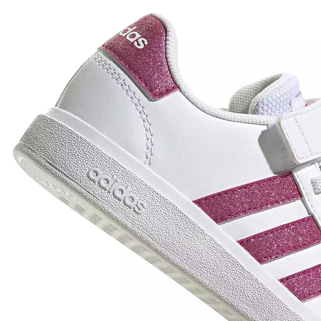 adidas - Kids' (Preschool) Grand Court Elastic Lace Shoes (GX7159)