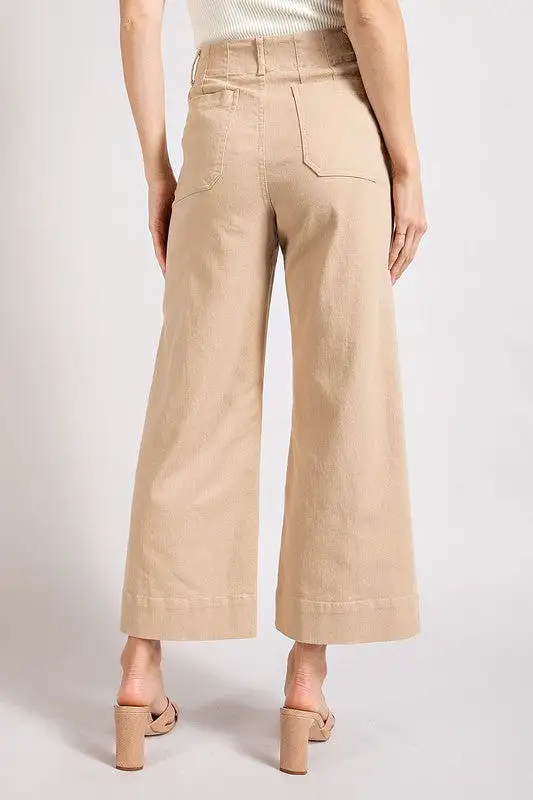 AMILLIE SOFT WASHED WIDE LEG PANTS [ONLINE EXCLUSIVE]