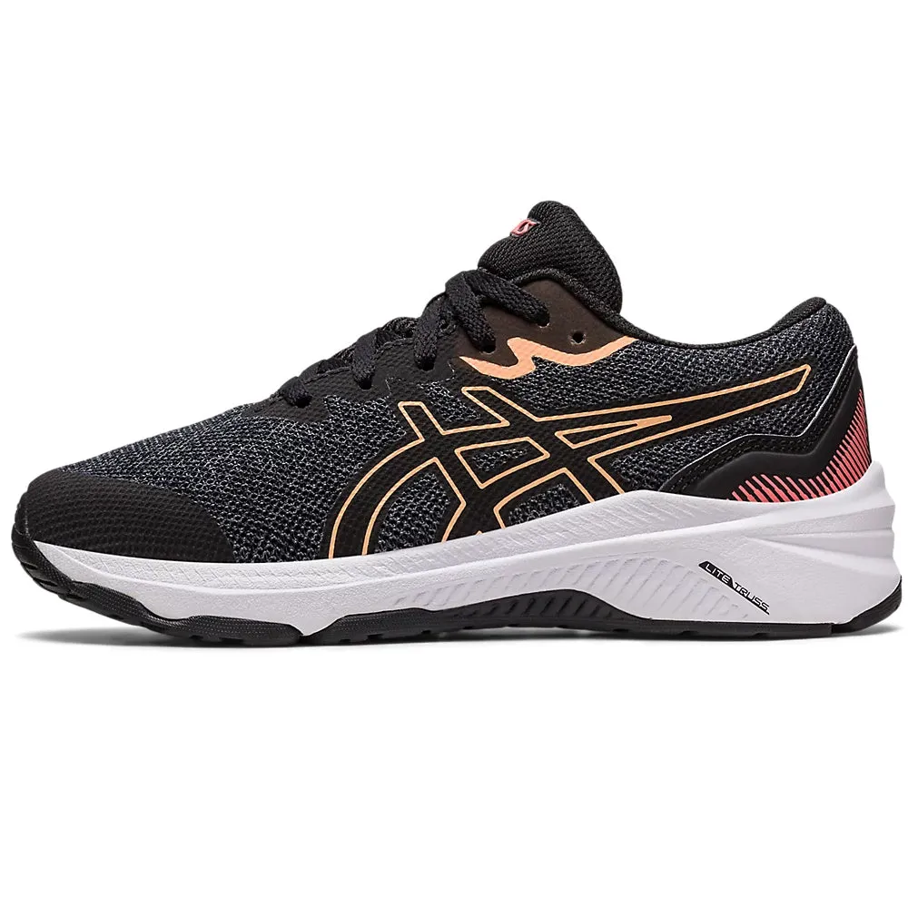 Asics Kids GT-1000 11 GS Running Shoes Black / Papaya