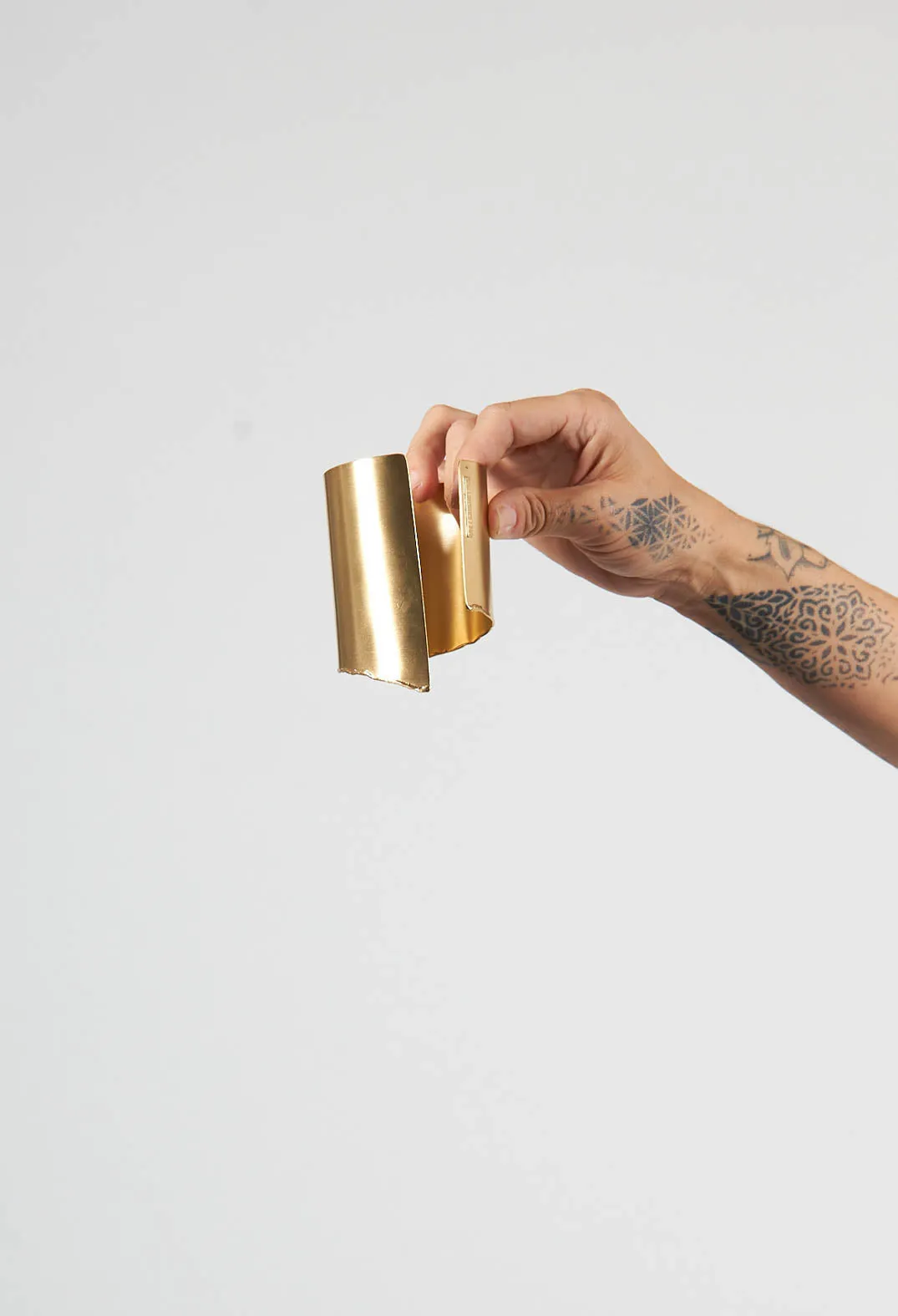 Asymmetric Cuff in Gold