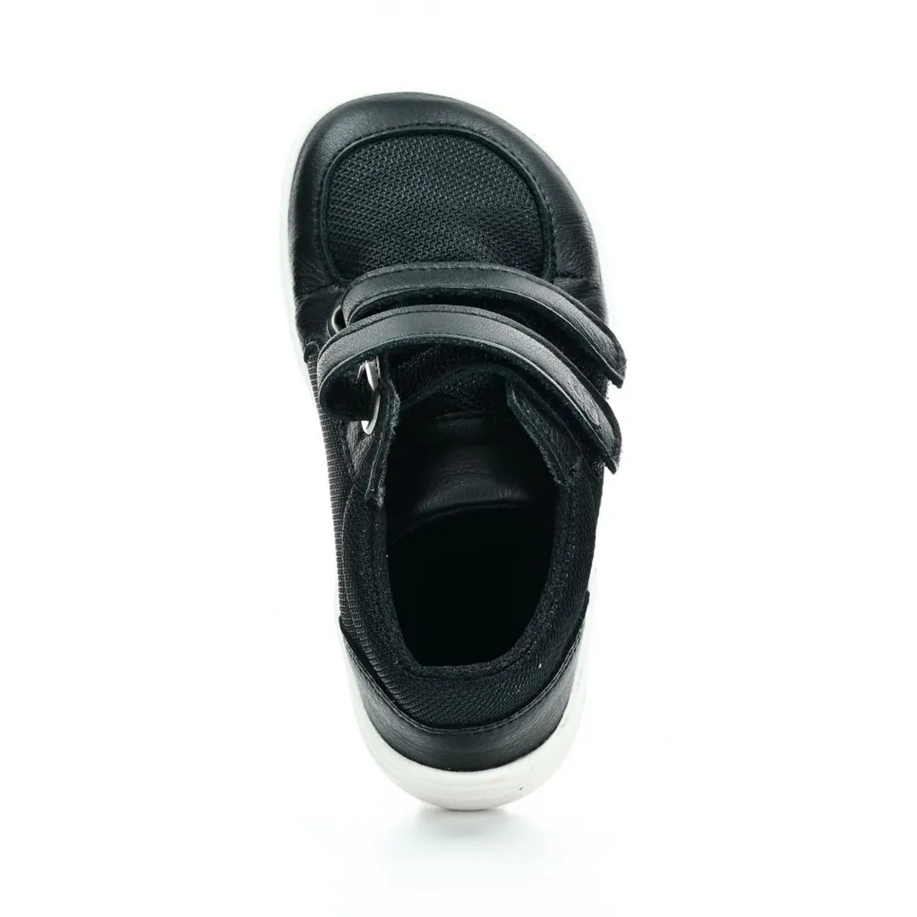 Baby Bare Shoes Febo Sneakers Black barefoot shoes