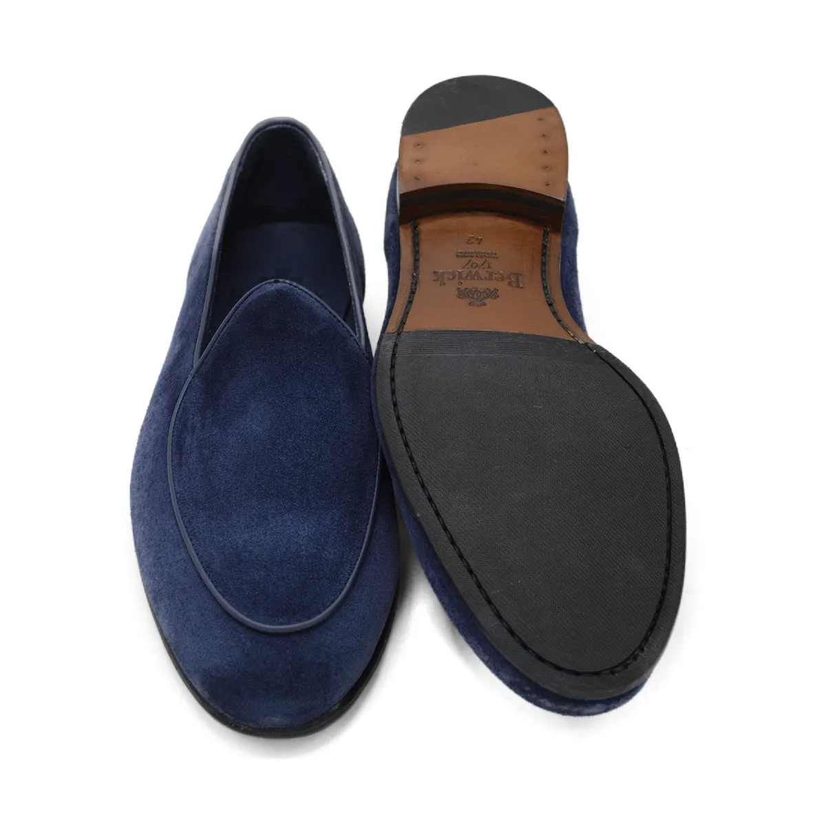 Berwick 1707 Classic Belgian Loafer (4950)- Florence Navy