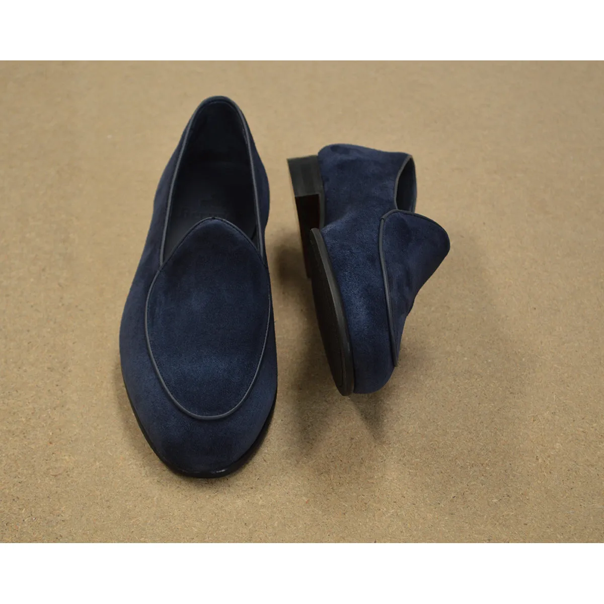 Berwick 1707 Classic Belgian Loafer (4950)- Florence Navy