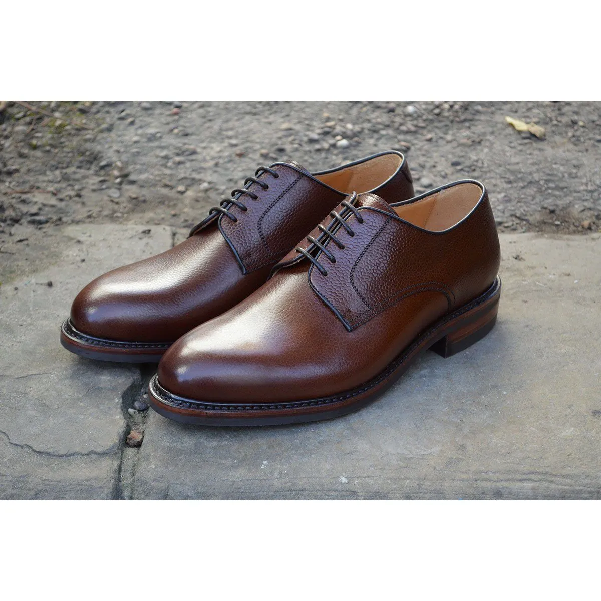 Berwick 1707 Country Grain Plain Derby Shoe (4169)