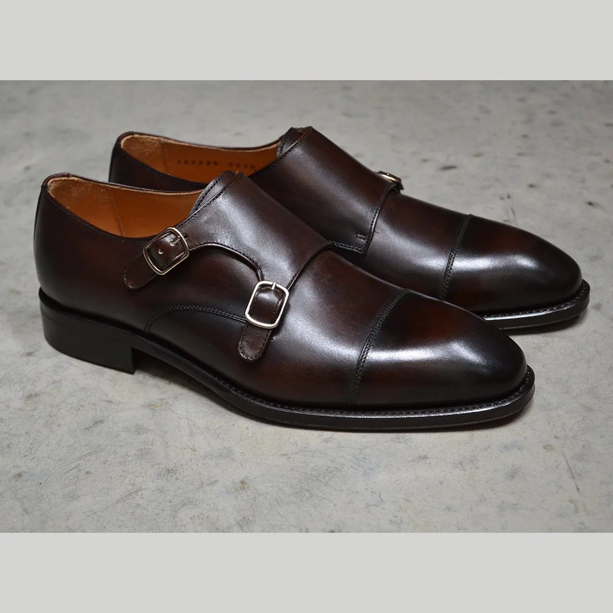 Berwick 1707 Double Monk (5212)-Dark Brown