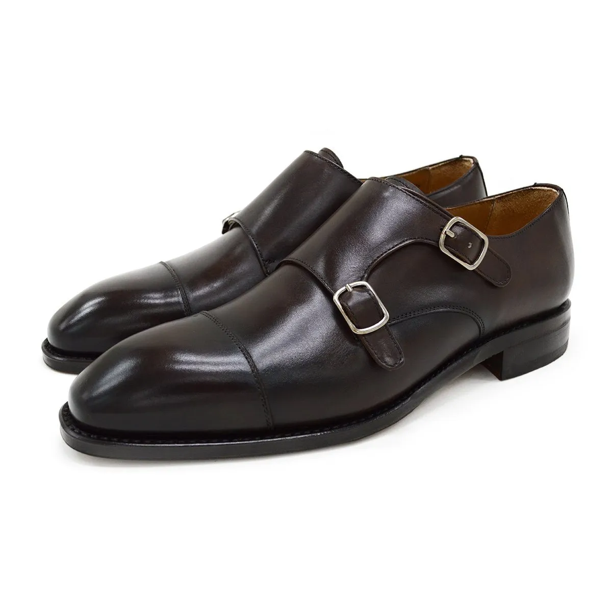 Berwick 1707 Double Monk (5212)-Dark Brown