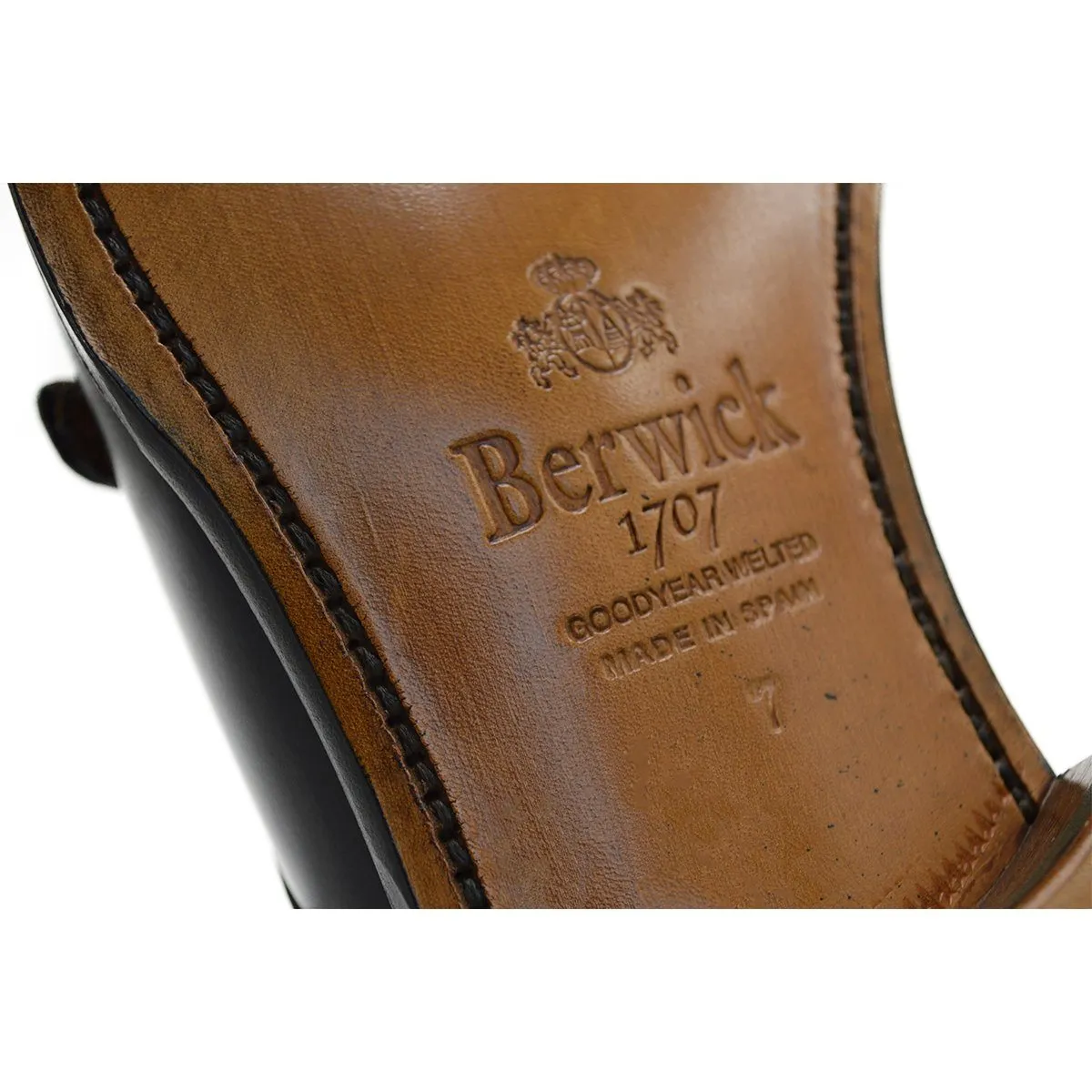 Berwick 1707 Double Monk (5212)-Dark Brown