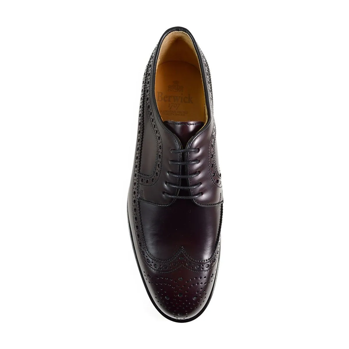 Berwick 1707 Long Wing Brogue (3681) - Burgundy Rois