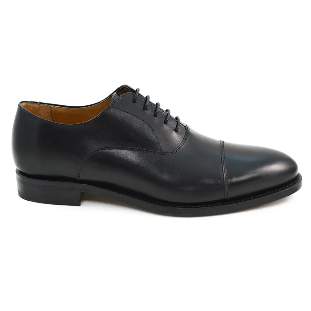 Berwick 1707 Oxford (3010) - Black Boxcalf