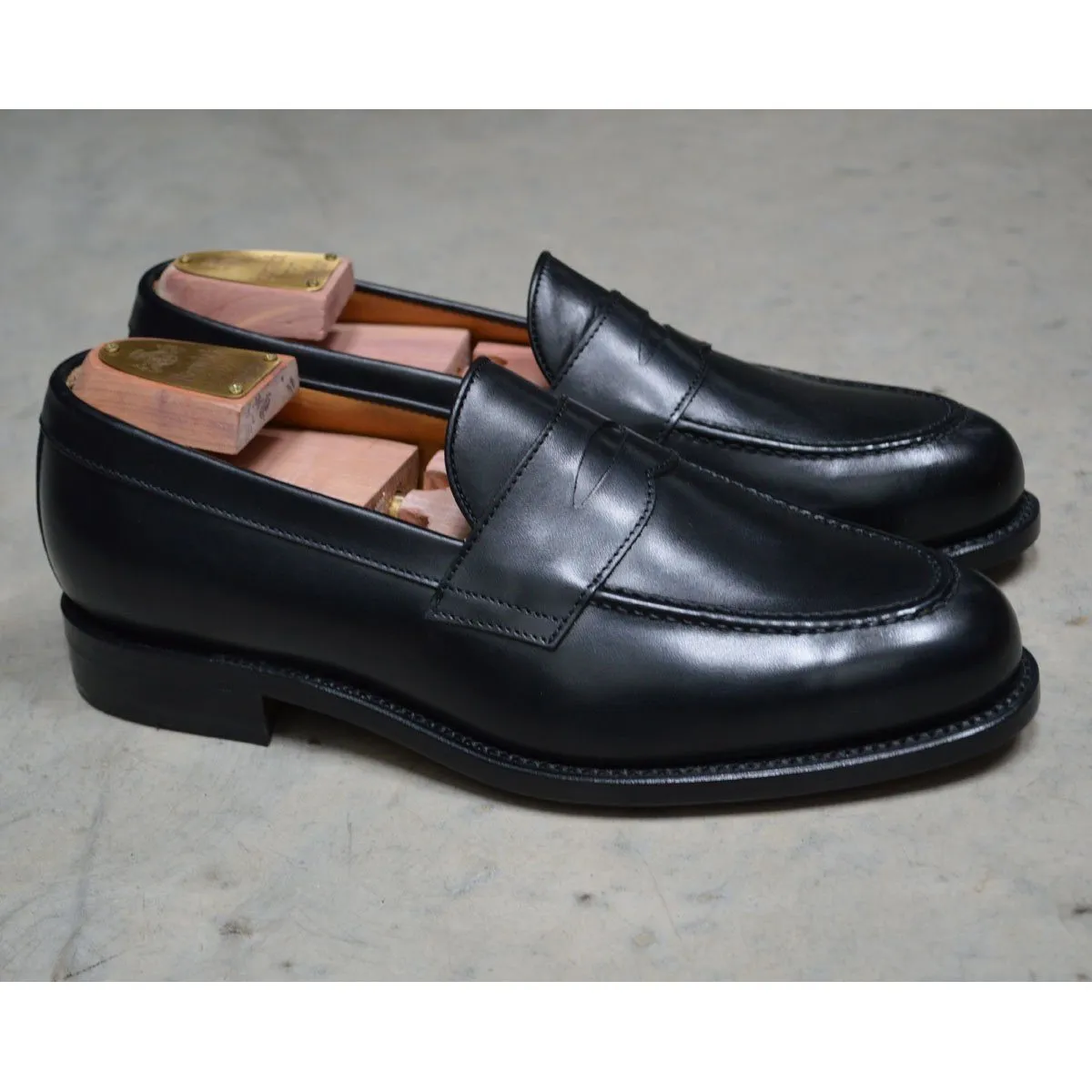 Berwick 1707 Penny Loafer (9628) - Black Boxcalf