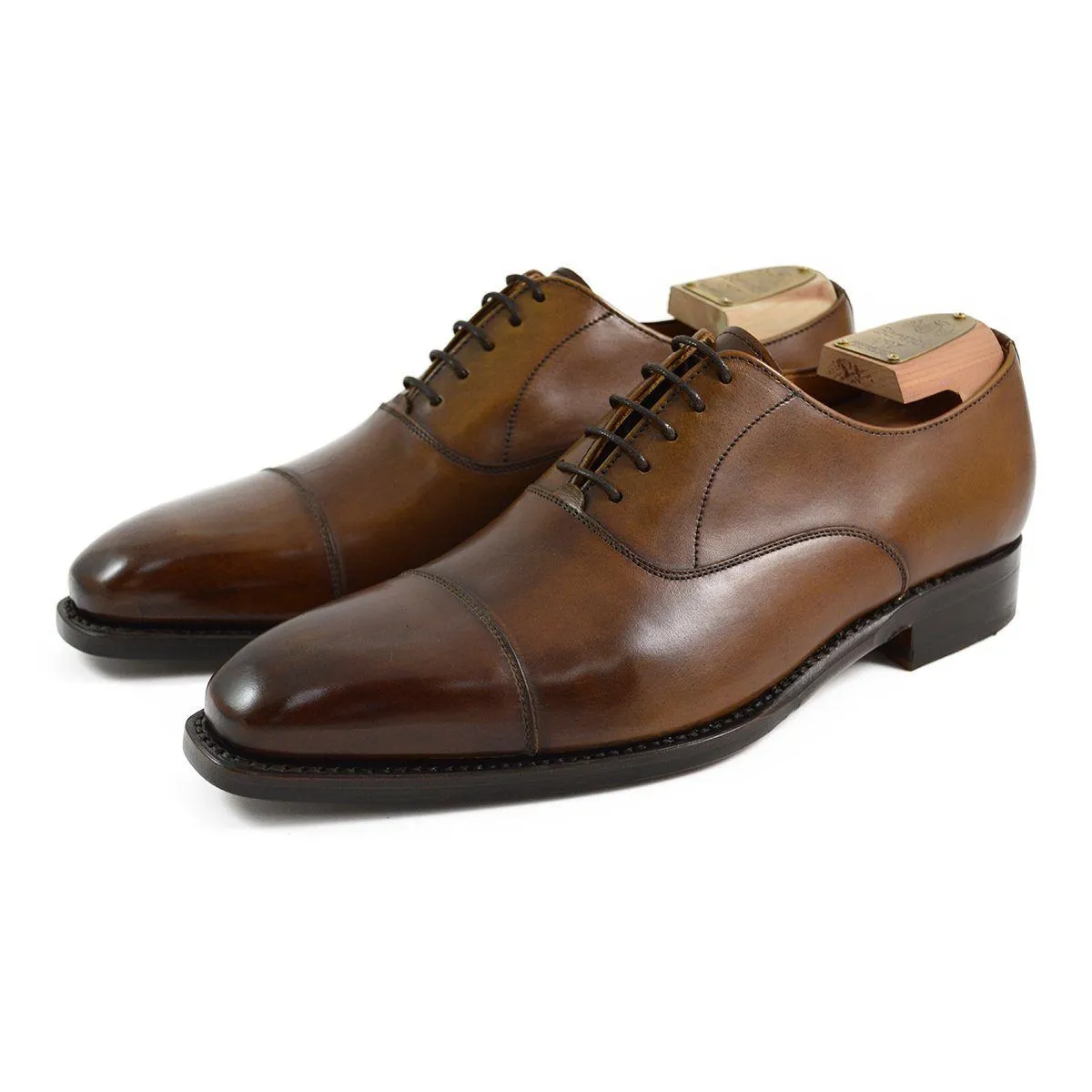 Berwick 1707 Straight Cap Oxford (2428) - Tan