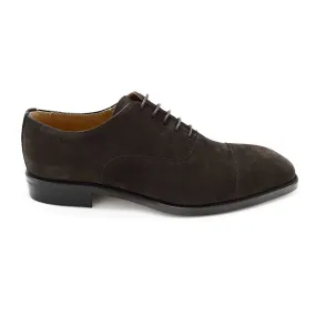 Berwick 1707 Straight Cap Oxford (5217) -Dark Brown Suede