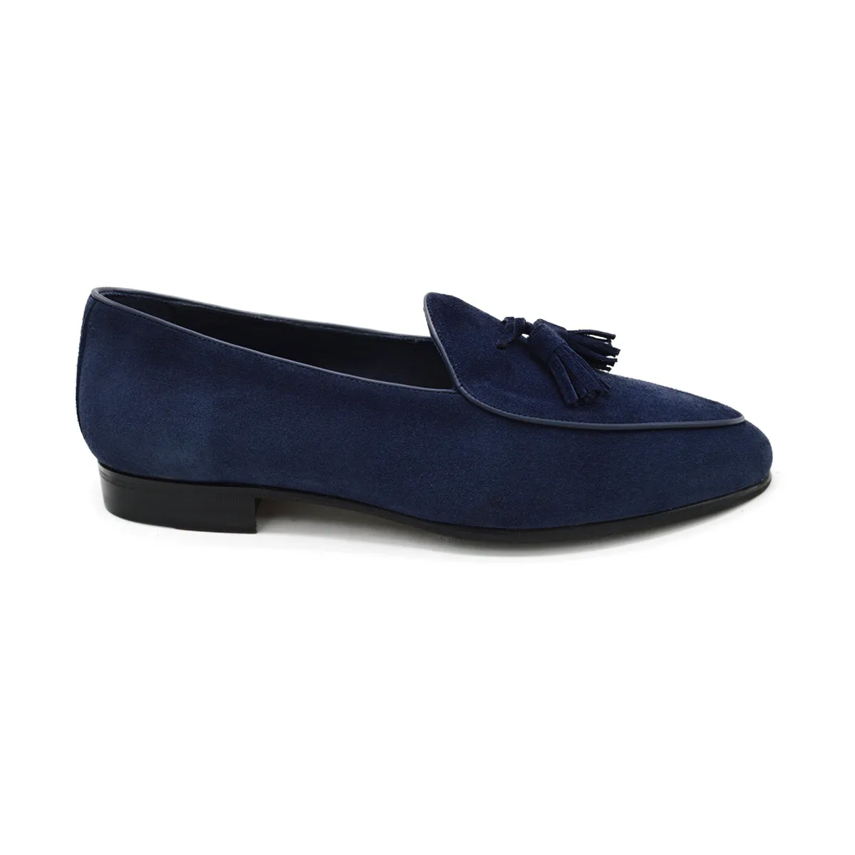 Berwick 1707 Tassel Belgian Loafer (4951)- Florence Navy