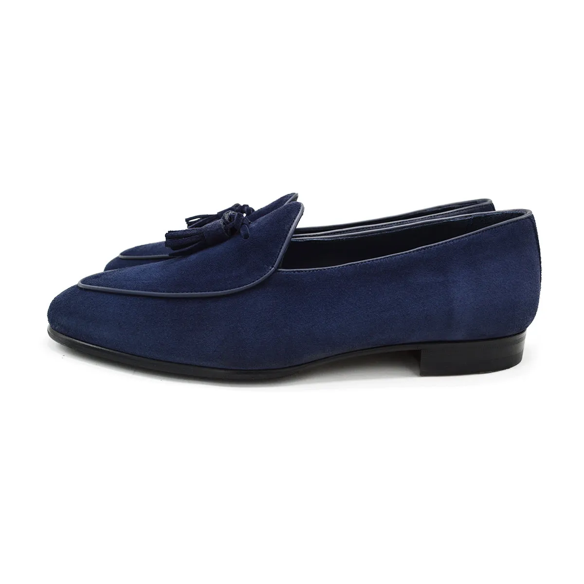 Berwick 1707 Tassel Belgian Loafer (4951)- Florence Navy