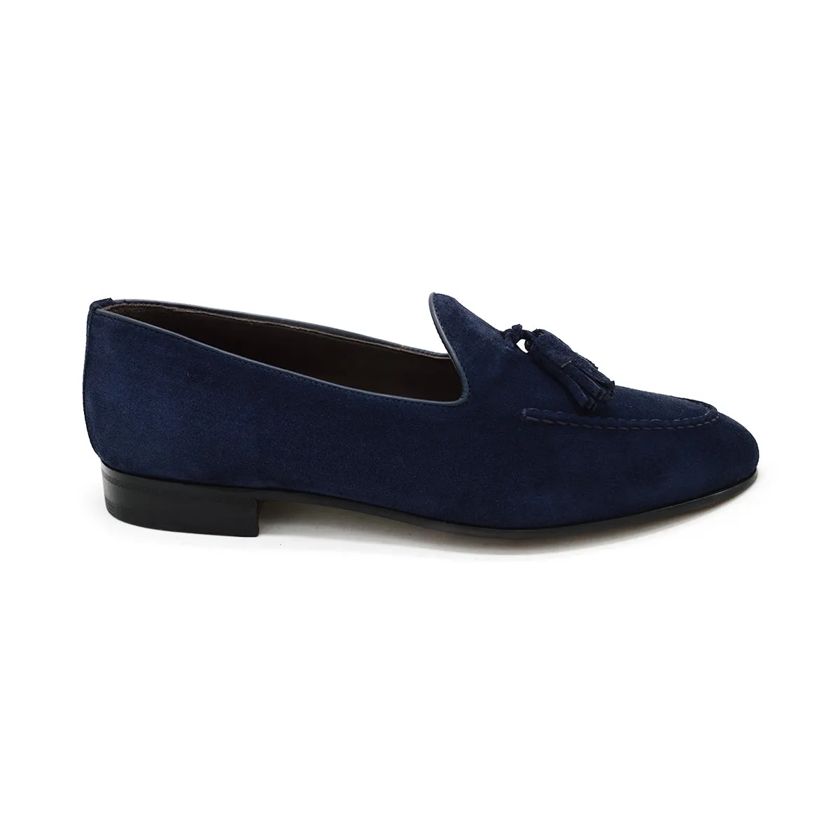 Berwick 1707 Tassel Belgian Loafer (5378) -Florence Navy