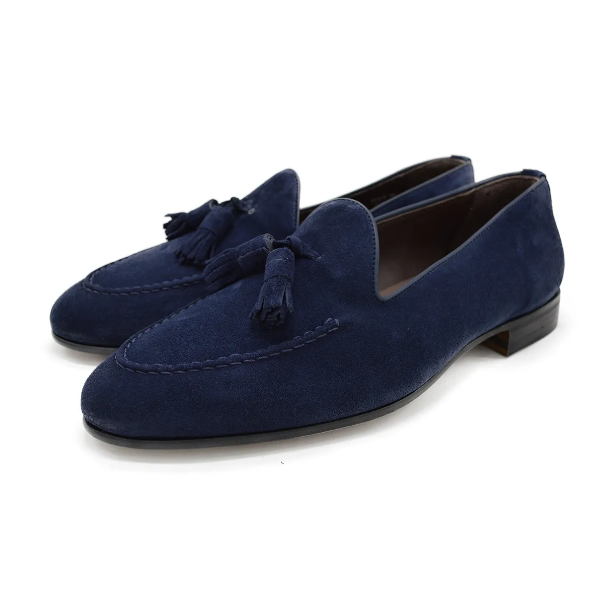 Berwick 1707 Tassel Belgian Loafer (5378) -Florence Navy