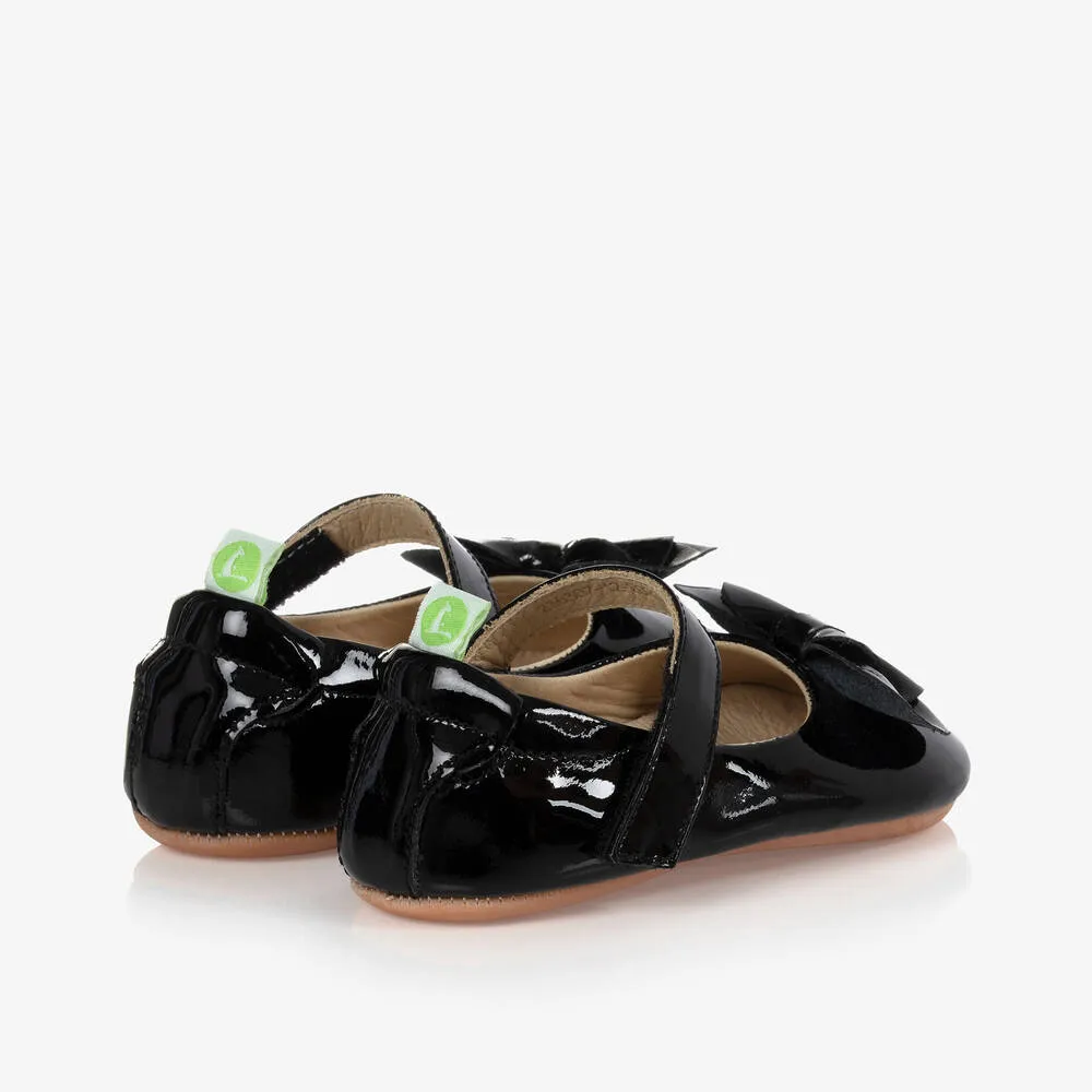 Black Patent Leather Baby Shoes