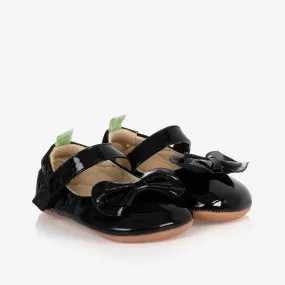 Black Patent Leather Baby Shoes