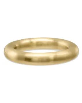 Brushed Gold Hollow Bangle