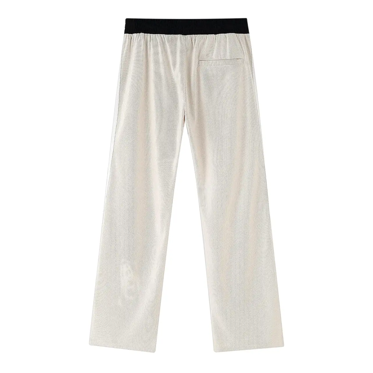 Campus Academy Flare Corduroy Track Pants In Cream