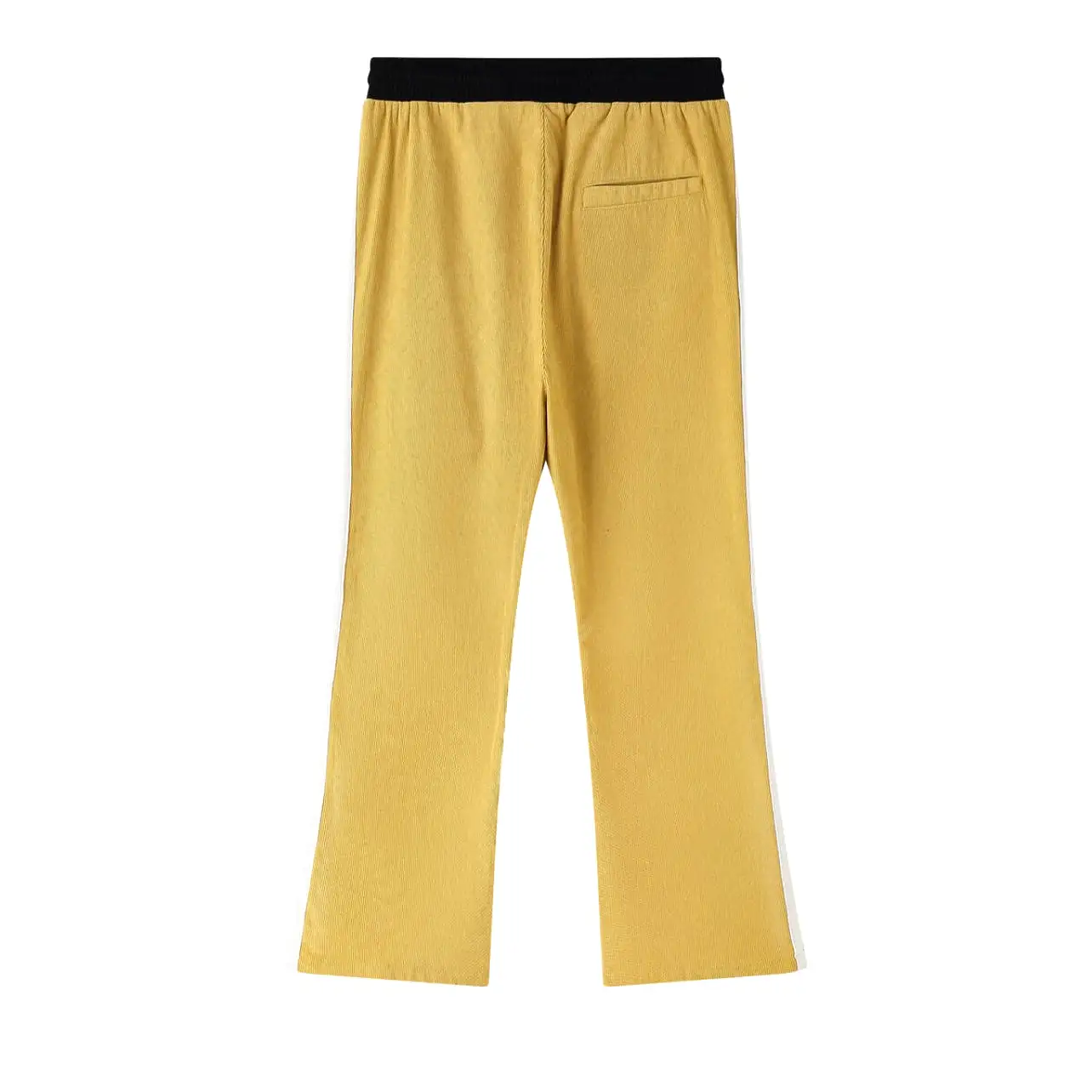 Campus Academy Flare Corduroy Track Pants In Mustard