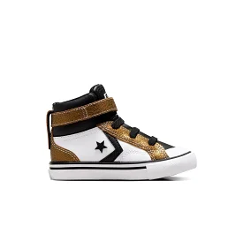 CONVERSE KIDS PRO BLAZE STRAP HIGH TOP WHITE/GOLD SHOES