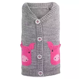 Cute Pig Pocket Dog Cardigan