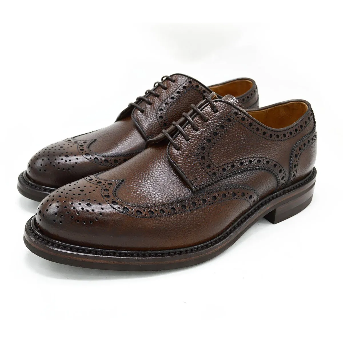 FACTORY SECOND Berwick 1707 Country Grain Brogue Shoe (4170)