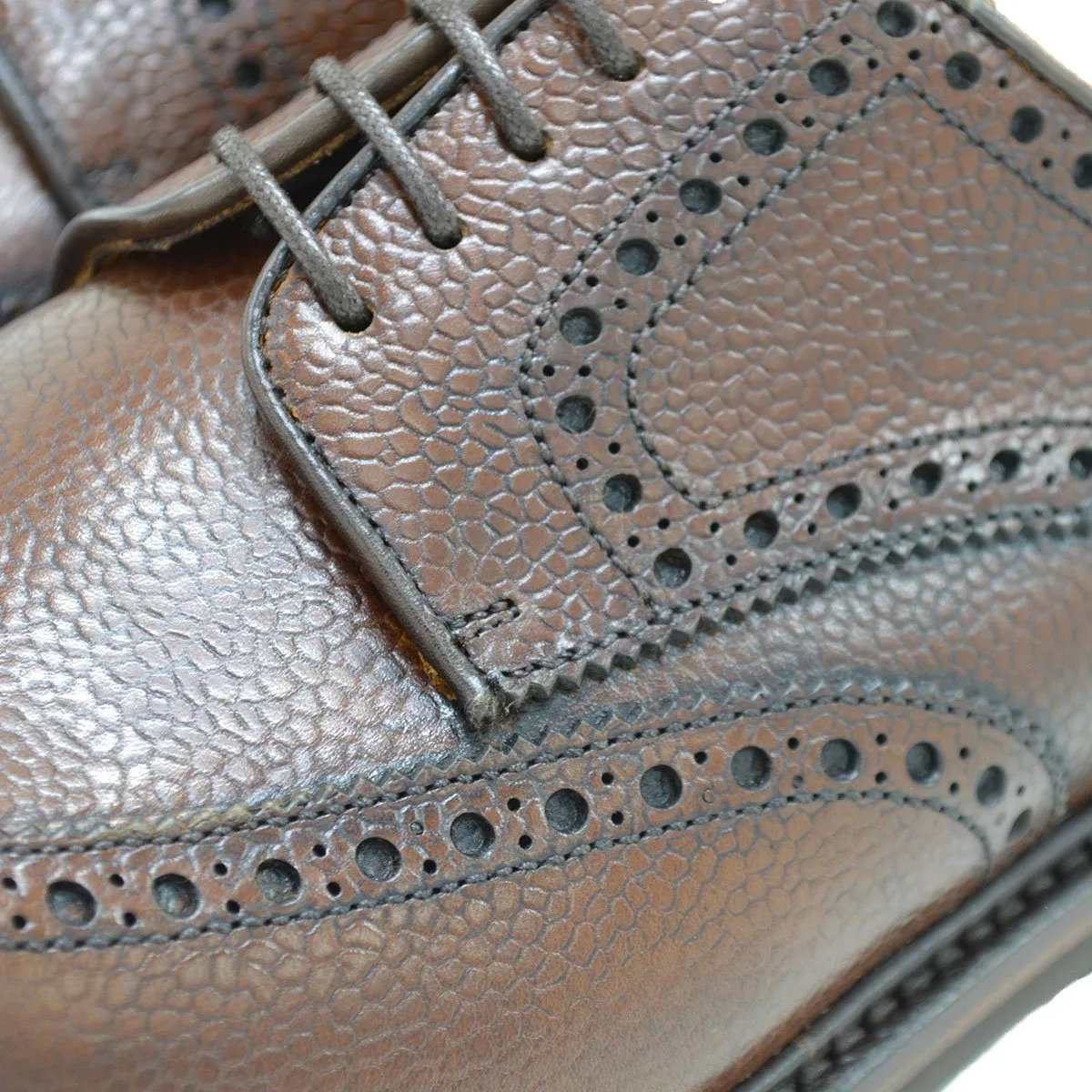 FACTORY SECOND Berwick 1707 Country Grain Brogue Shoe (4170)