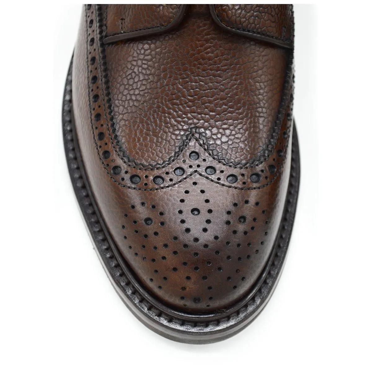 FACTORY SECOND Berwick 1707 Country Grain Brogue Shoe (4170)