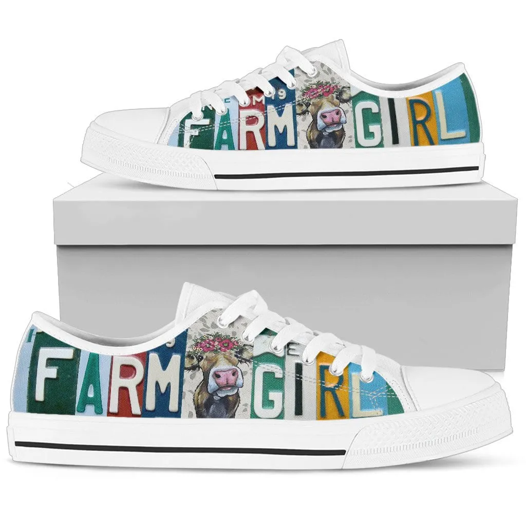 Farm Girl Low Top Tennis Shoes