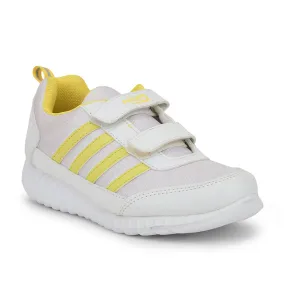 Force 10 Casual Yellow Non Lacing Shoes For Kids 9906-90SV By Liberty