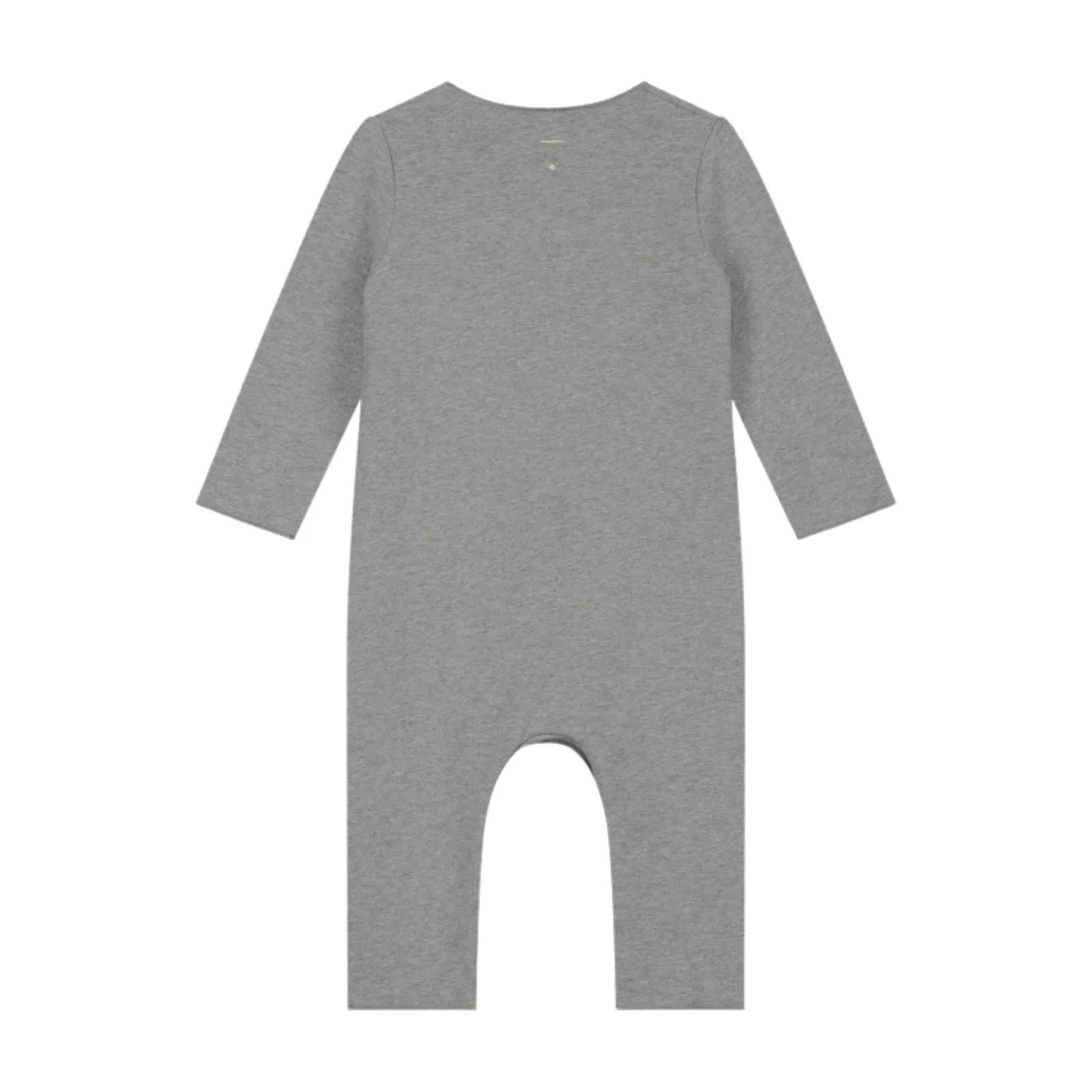 Gray Label Baby Suit with Snaps Grey Melange