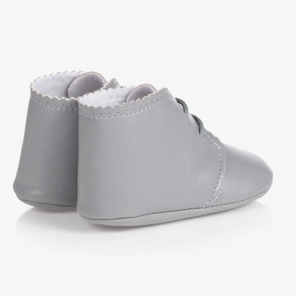 Grey Pre-Walker Baby Shoes