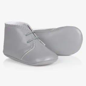 Grey Pre-Walker Baby Shoes