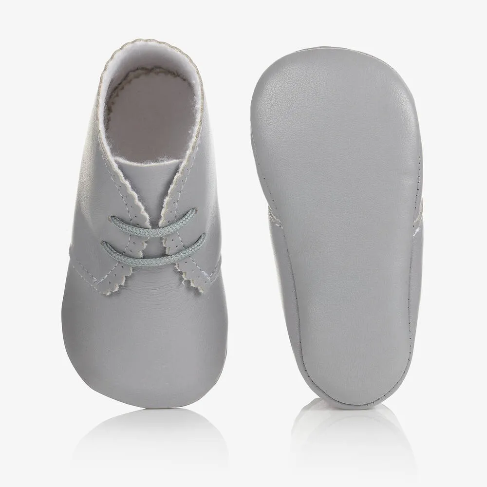 Grey Pre-Walker Baby Shoes