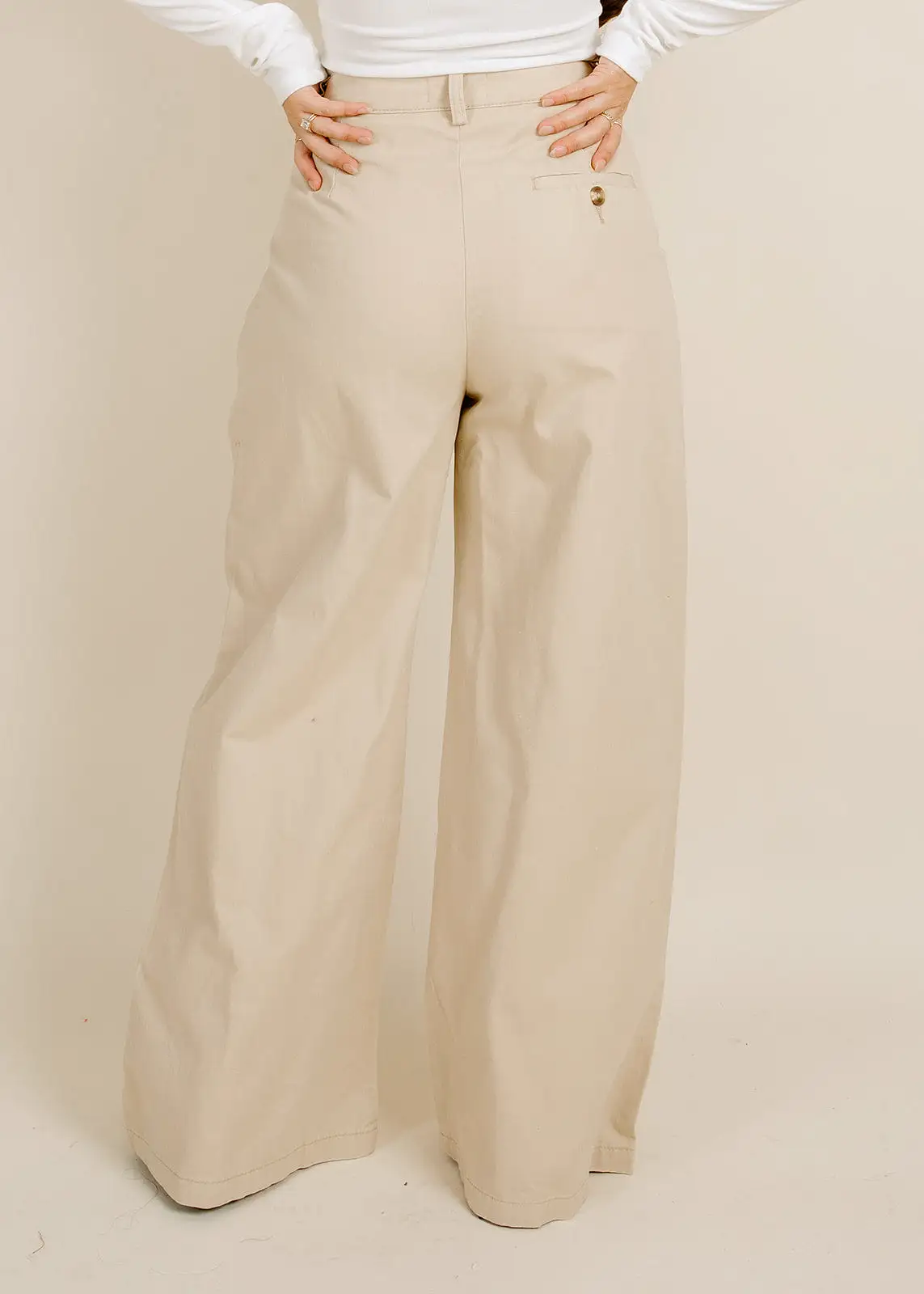 Honeycomb Pants - Beige