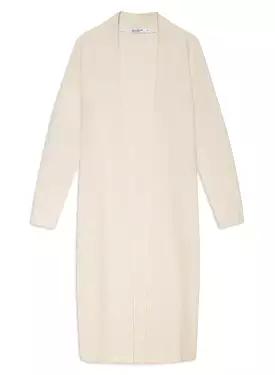 Horizontal Rib Duster in Cream