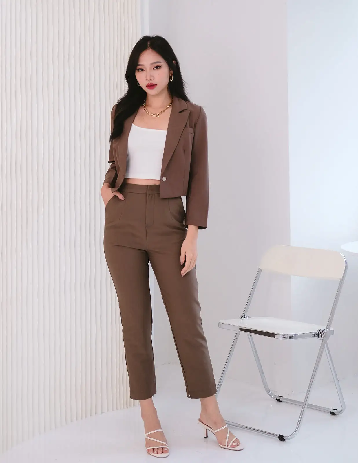 Kaci Pants in Brown