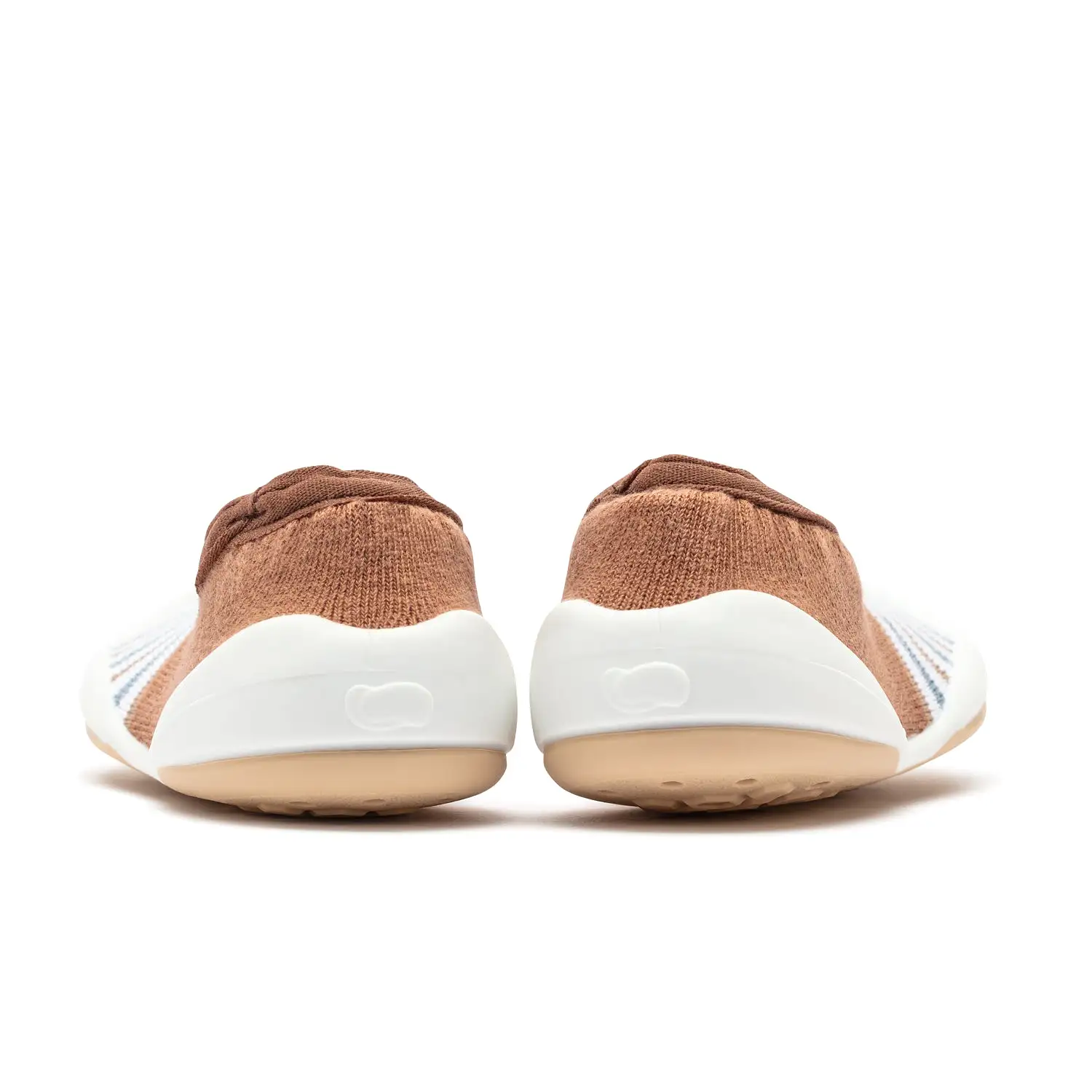 Komuello Baby Shoes - Flat-Brown Stripe