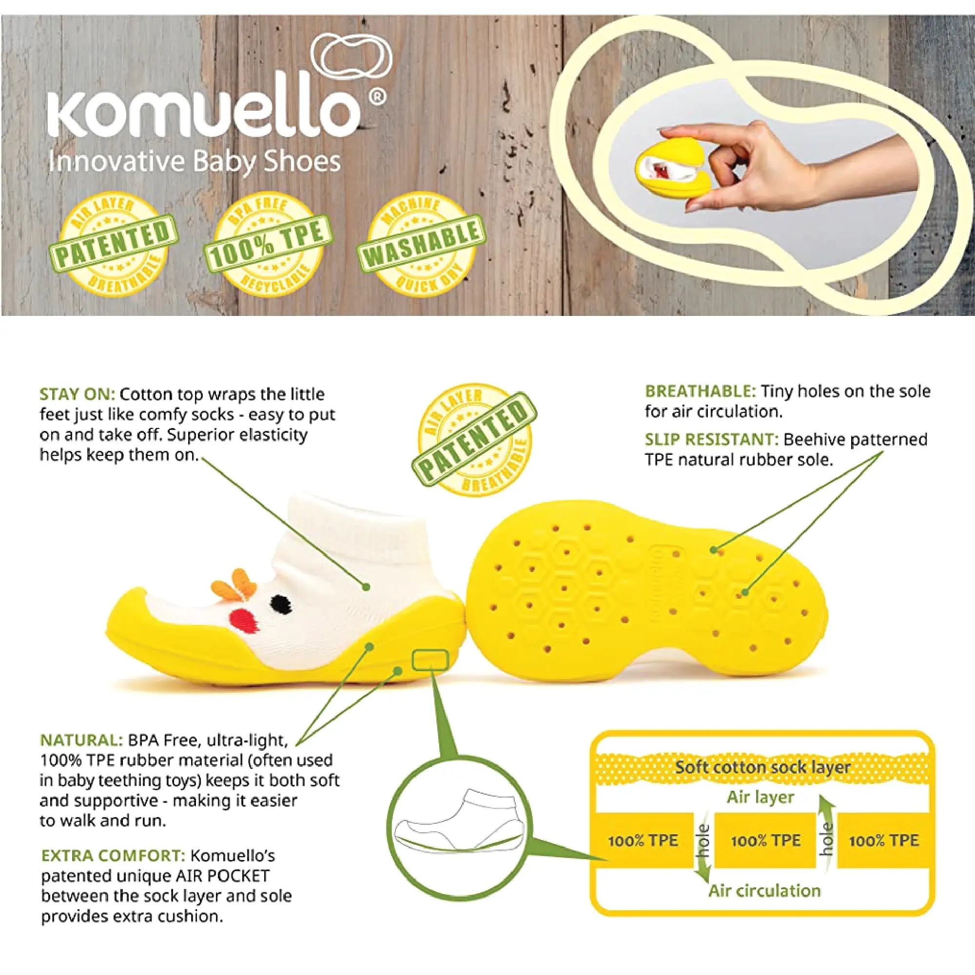 Komuello Baby Shoes - Sneakers