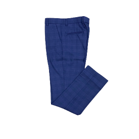 Leo & Zachary Boys Marine Blue Slim Pants LZ-5819