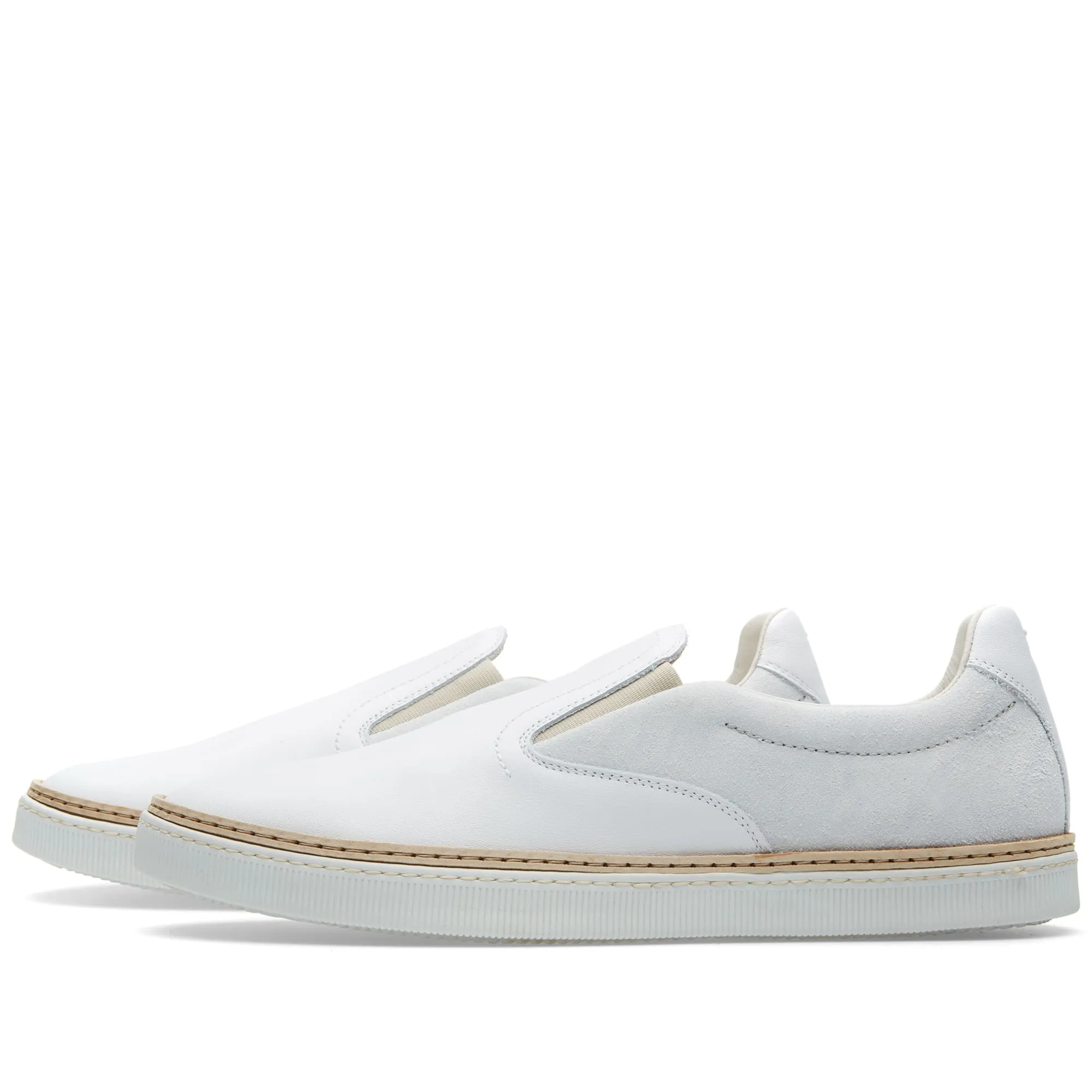 Maison Margiela 22 Leather Welt Slip On SneakerWhite