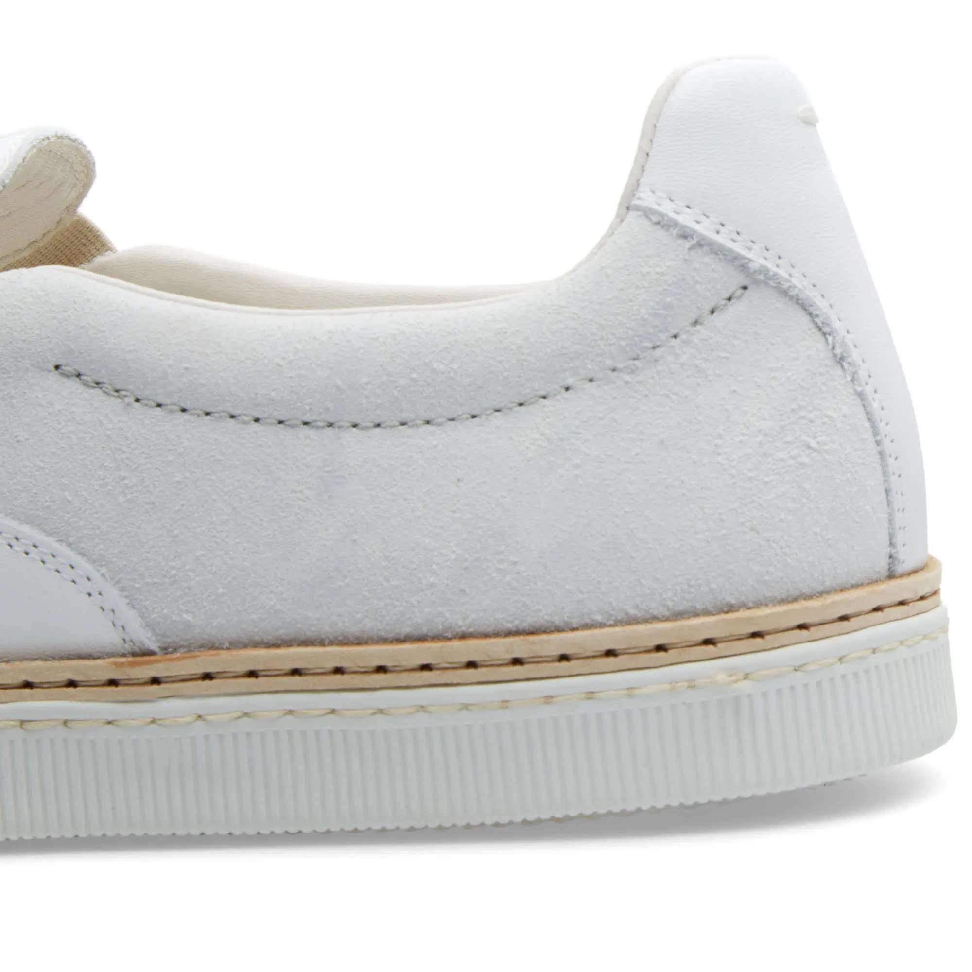 Maison Margiela 22 Leather Welt Slip On SneakerWhite