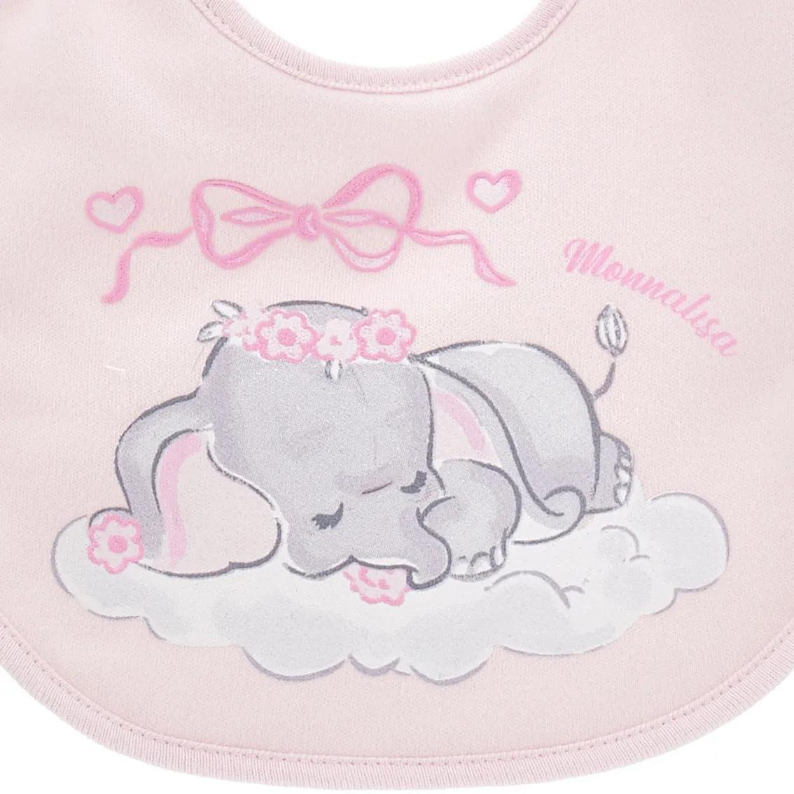 Monnalisa Baby suit + Hat + Bib pink 35D500_4004_0191